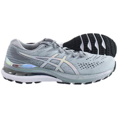 Asics Gel-Kayano 28 Mens Grey Running Trainers