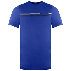 Ben Sherman Seasonal Stripe Mens Blue T-Shirt