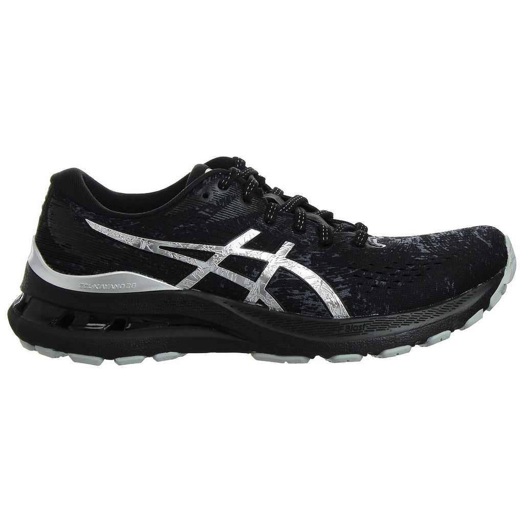 Asics Gel-Kayano 28 Platinum Womens Black Running Trainers