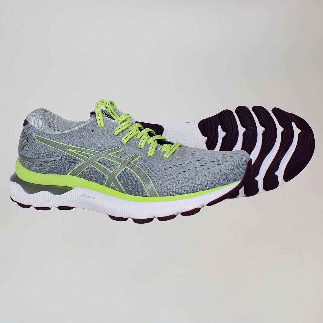 Asics Gel-Nimbus 24 Womens Grey Running Trainers NO BOX