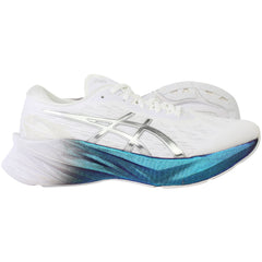 Asics Novablast 3 Platinum Womens White Running Shoes