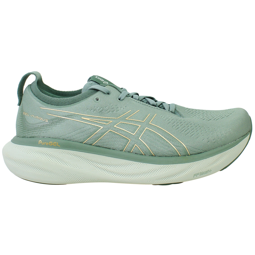 Asics Gel-Nimbus 25 Womens Green Running Shoes