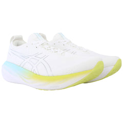 Asics Gel-Nimbus 25 Womens White Running Shoes
