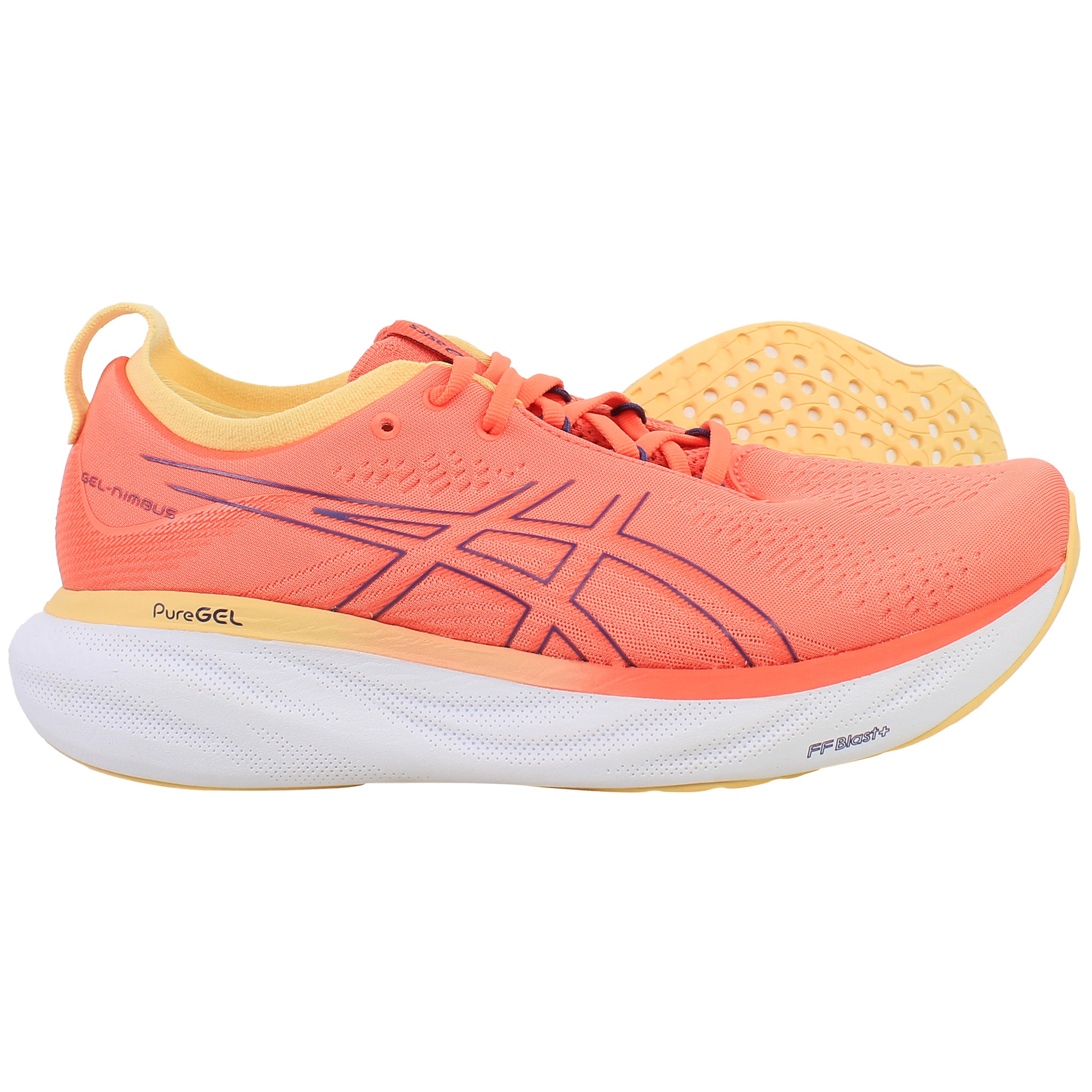 Asics Gel-Nimbus 25 Womens Orange Running Shoes