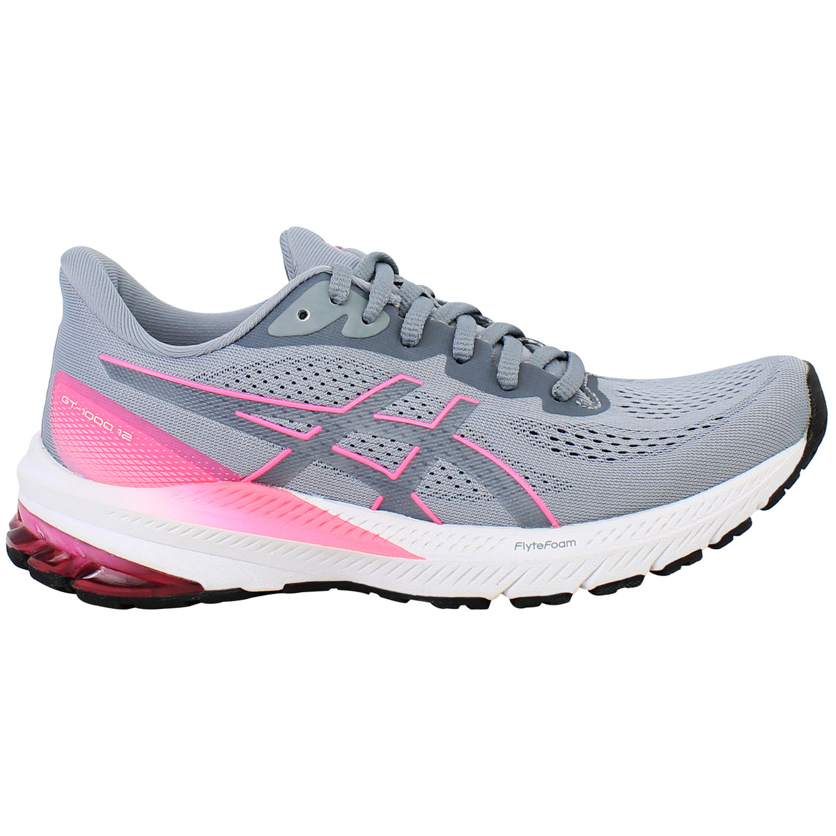 Asics GT-1000 12 Womens Grey Running Shoes