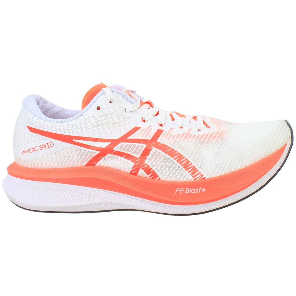 Asics Magic Speed 3 Womens White Running Shoes