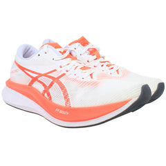 Asics Magic Speed 3 Womens White Running Shoes