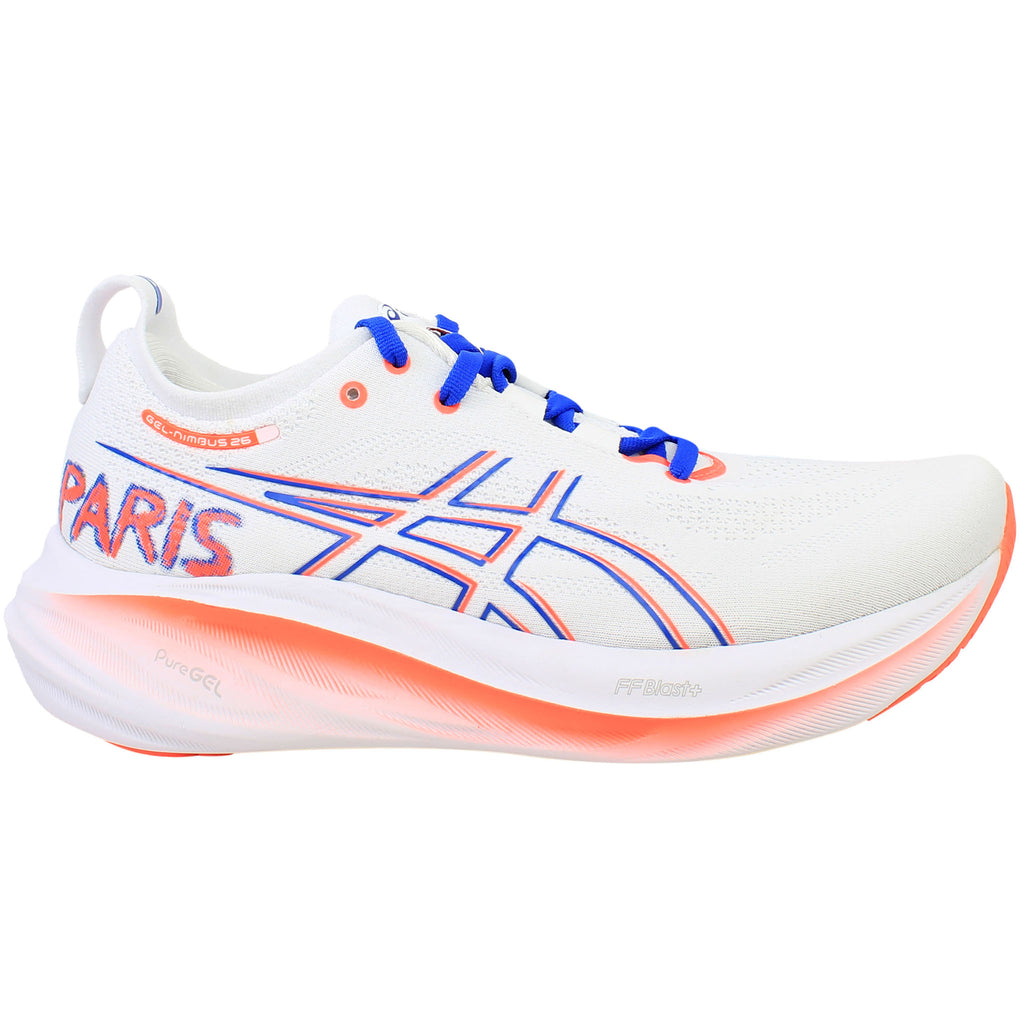 Asics Gel-Nimbus 26 Womens White Running Shoes