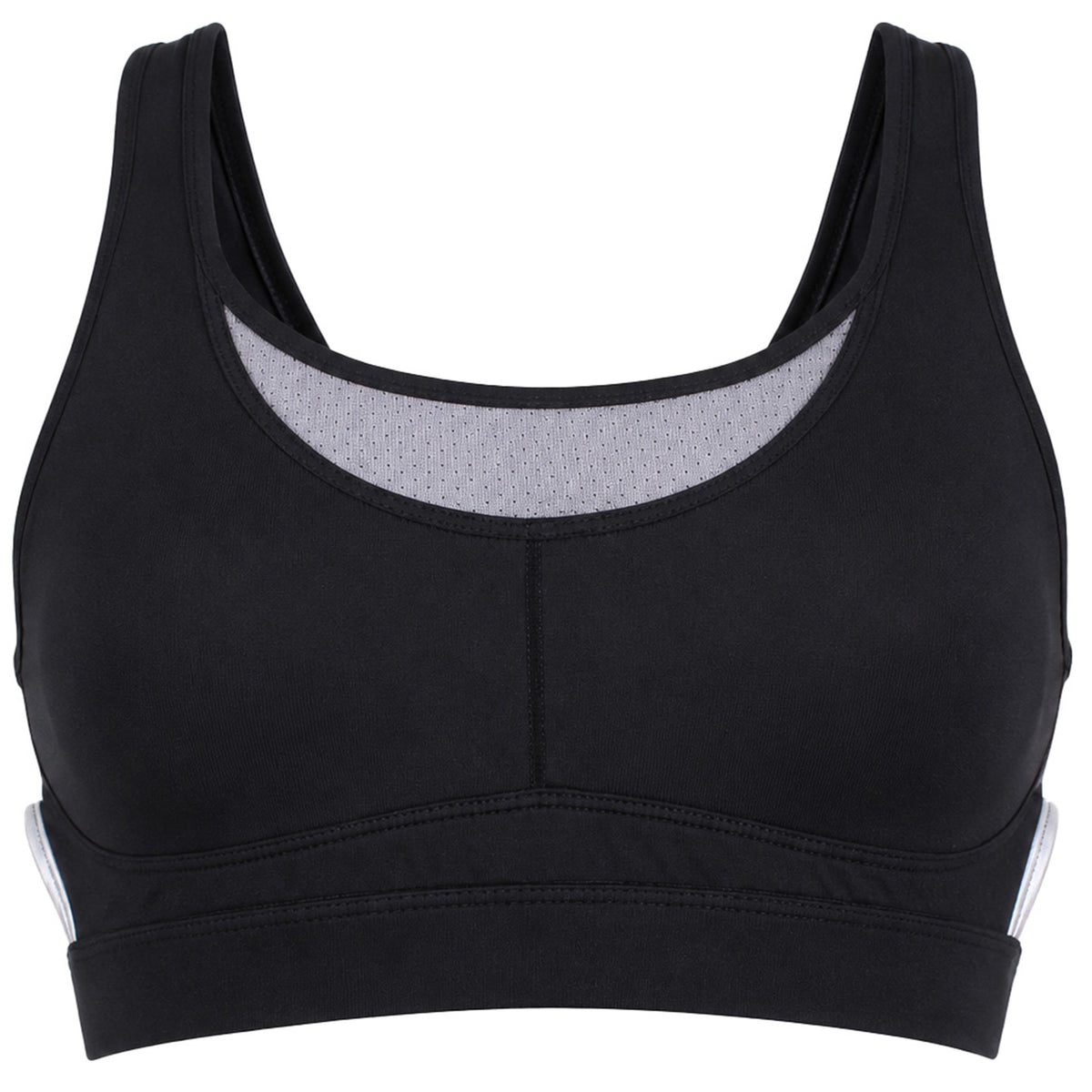 Diadora Supportive Womens Black Sports Bra