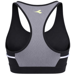Diadora Supportive Womens Black Sports Bra