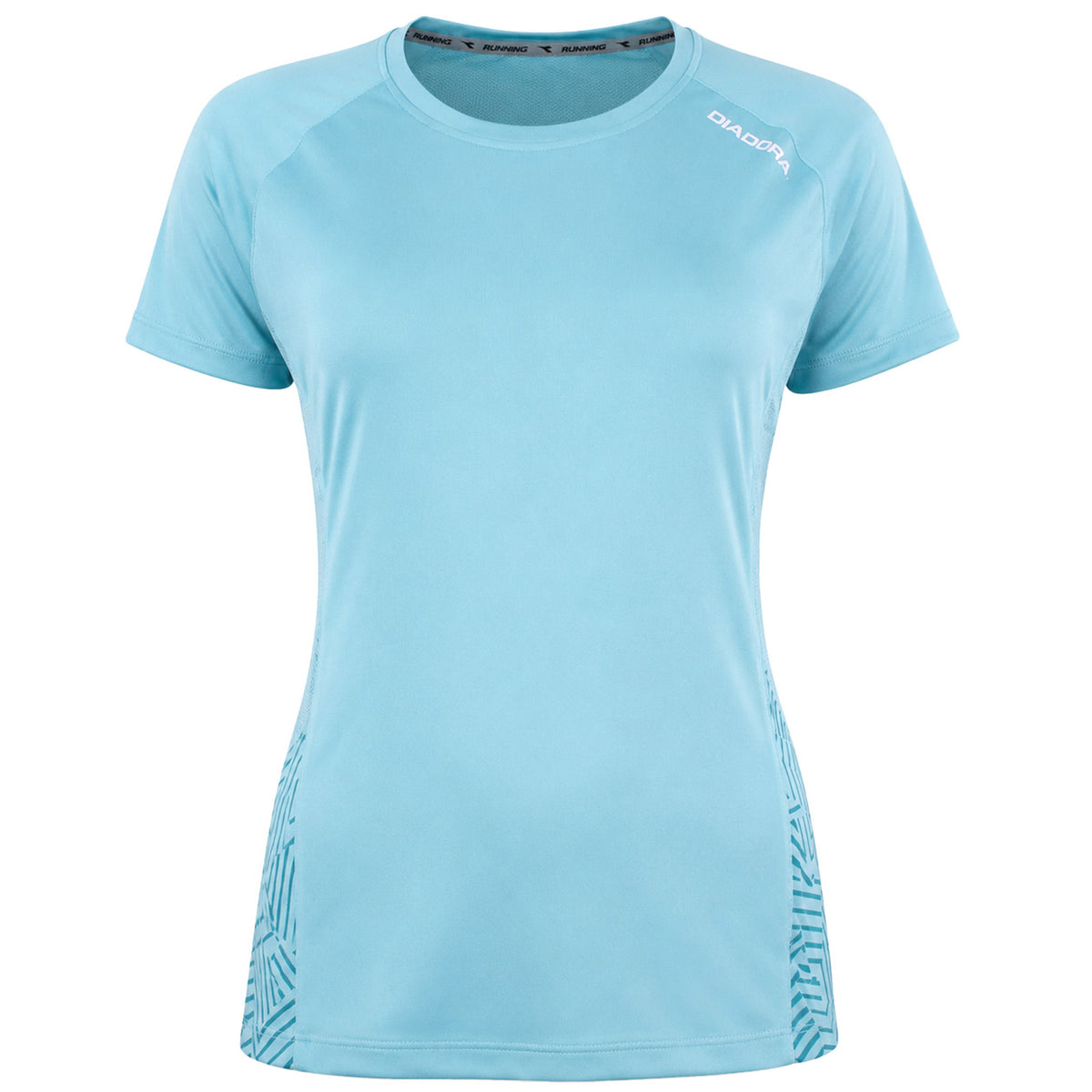 Diadora X-Run Womens Light Blue T-Shirt