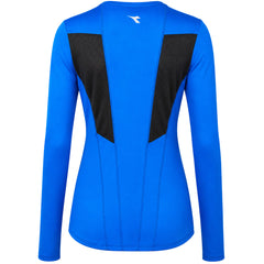 Diadora Logo Womens Blue Top