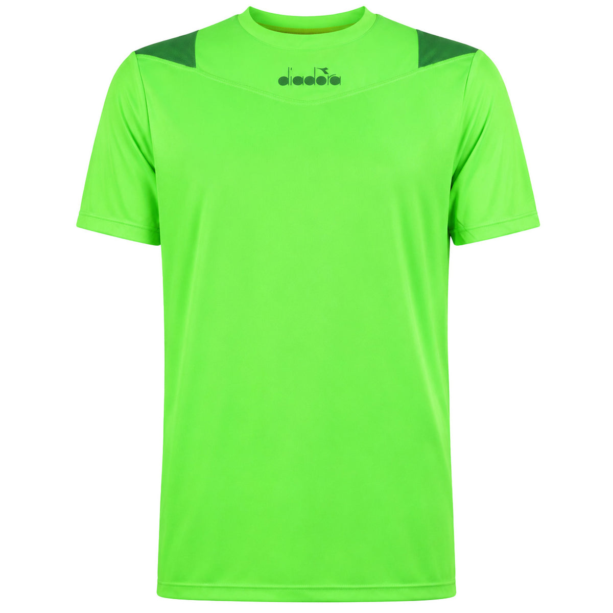 Diadora X-Run Mens Green T-Shirt