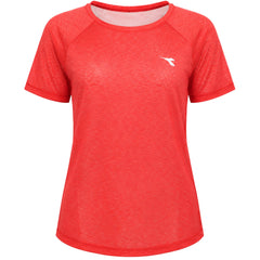 Diadora Active Womens Red T-Shirt