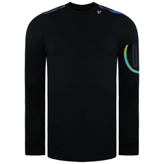 Diadora Sportswear Mens Black Sweater