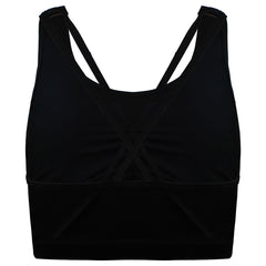 Diadora Supportive Womens Black Sports Bra