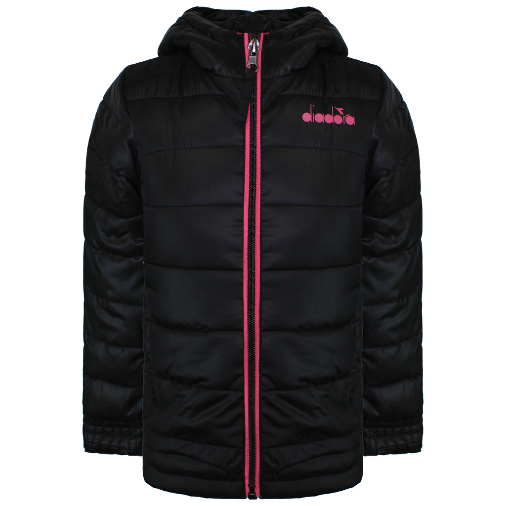 Diadora Kids Black Jacket