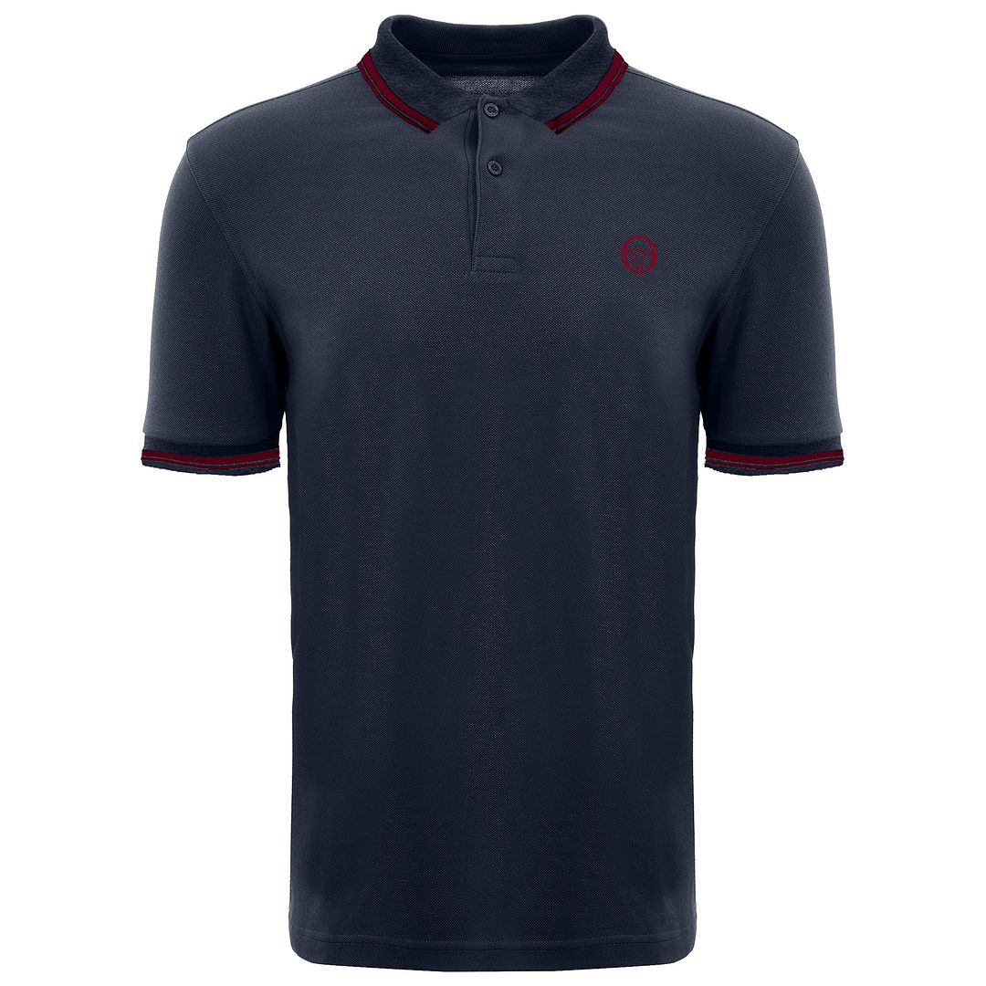 Sergio Tacchini Iconic Mens Navy Polo Shirt