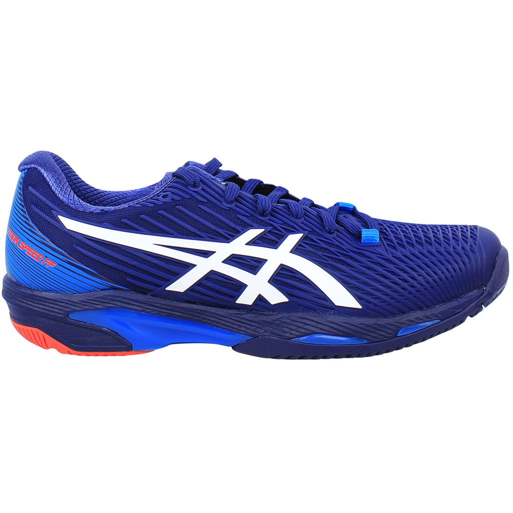 Asics Solution Speed FF 2 Mens Blue Tennis Shoes