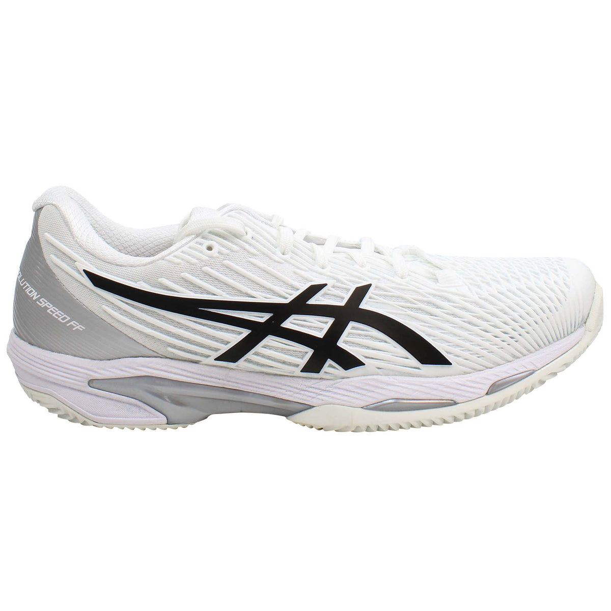 Asics Solution Speed FF 2 Clay Mens White Tennis Shoes