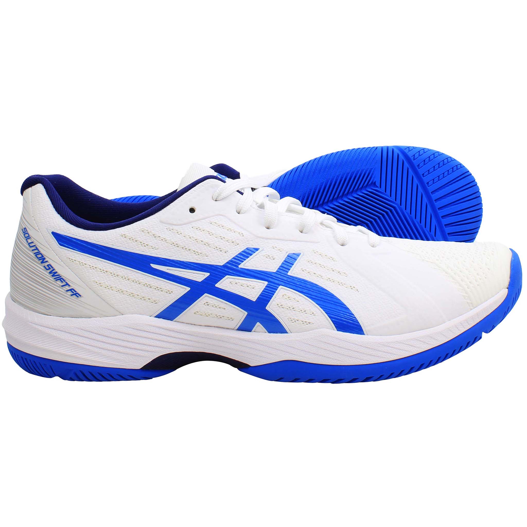 Asics Solution Swift FF Mens White Tennis Shoes