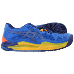 Asics Gel-Resolution 8 Mens Blue Padel Shoes