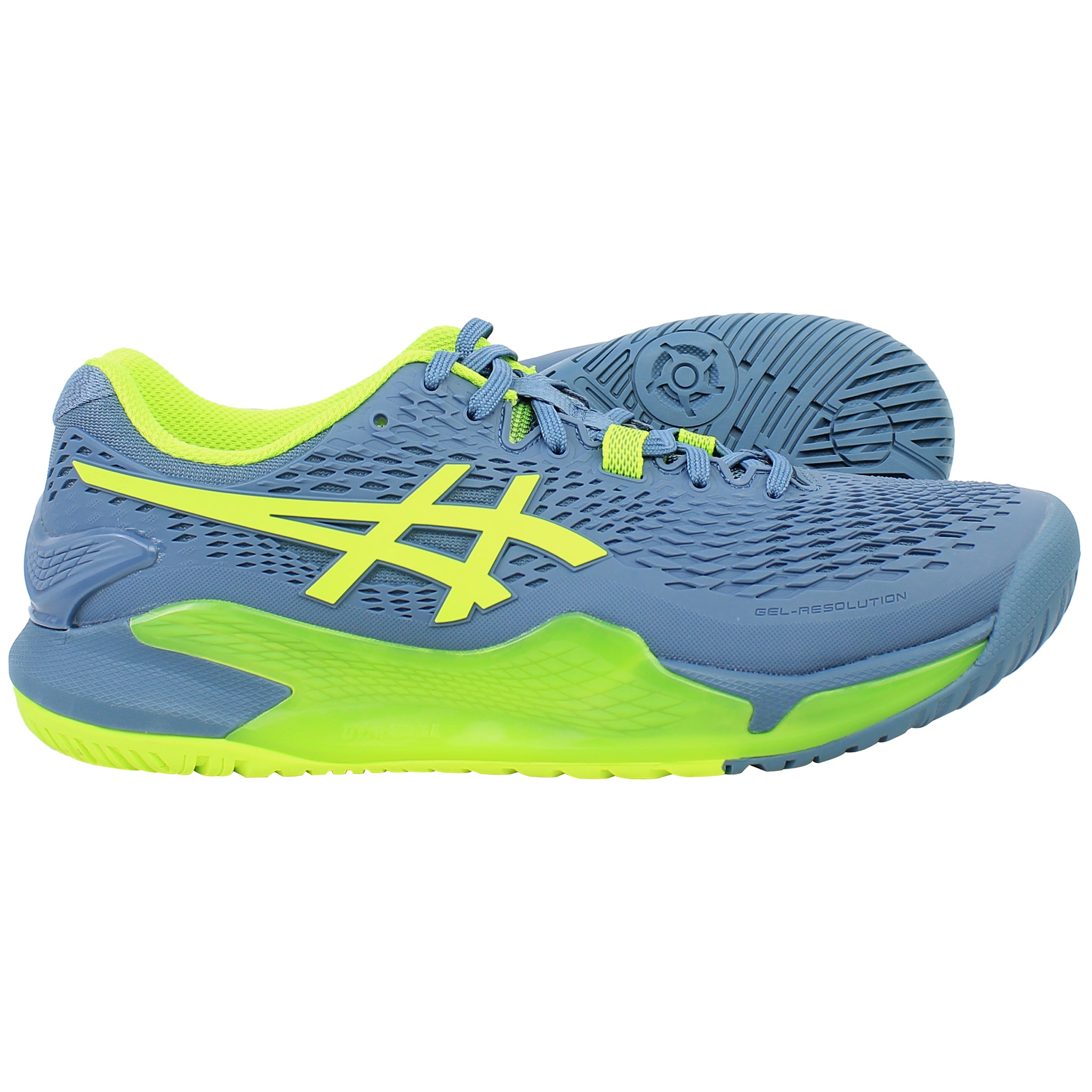 Asics Gel-Resolution 9 Mens Blue Tennis Shoes