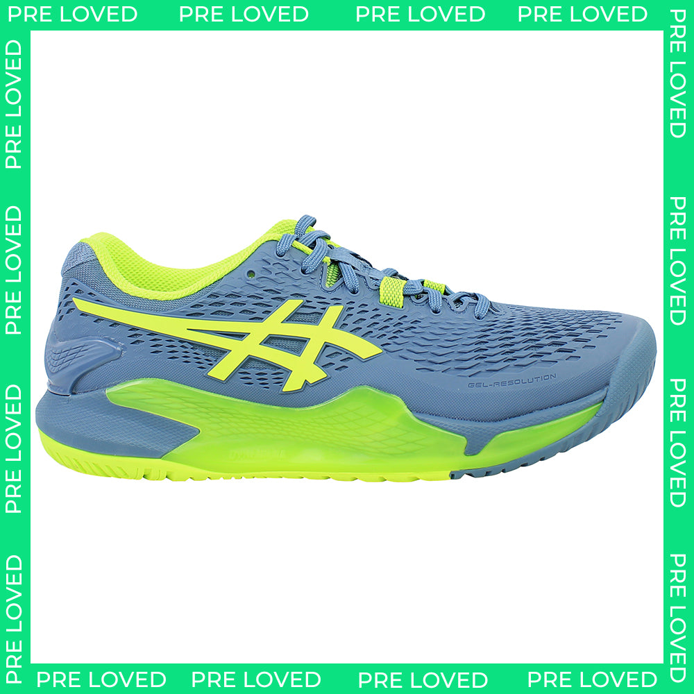 Asics Gel-Resolution 9 Mens Blue Tennis Shoes NO BOX
