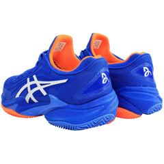 Asics Court FF 3 Novak Clay Mens Blue Tennis Shoes