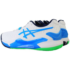 Asics Gel-Resolution 9 Clay Mens White Tennis Shoes