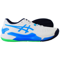 Asics Gel-Resolution 9 Clay Mens White Tennis Shoes