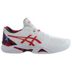 Asics Court FF Novak L.E. Mens White Tennis Trainers