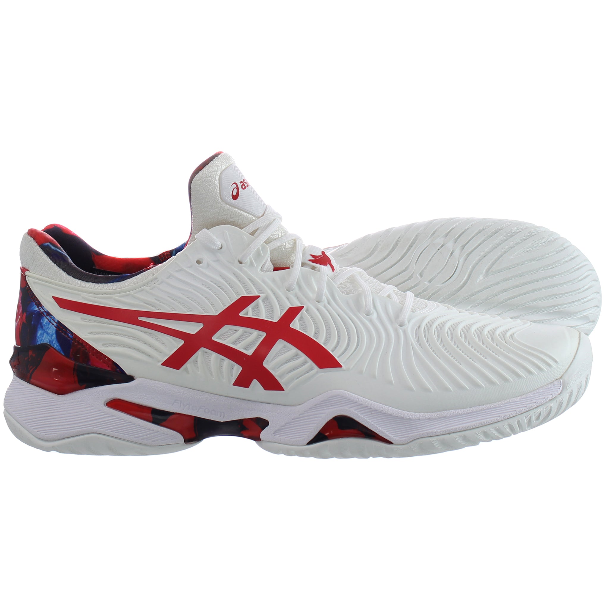 Asics Court FF Novak L.E. Mens White Tennis Trainers