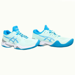 Asics Court FF 2 Clay Womens Blue Trainers NO BOX