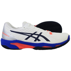 Asics Solution Speed FF 2 Clay Womens White Padel Shoes