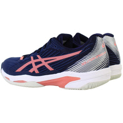 Asics Solution Speed FF 2 Womens Navy Tennis Shoes