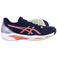 Asics Solution Speed FF 2 Womens Navy Tennis Shoes