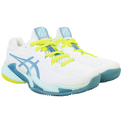 Asics Court FF 3 Clay Womens White Tennis Shoes