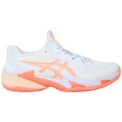 Asics Court FF 3 Clay Womens White Tennis Shoes