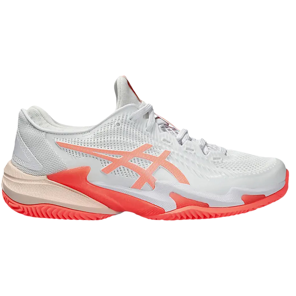 Asics Court FF 3 Clay Womens White Tennis Shoes