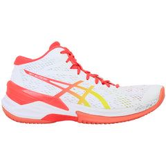 Asics Sky Elite FF MT Womens White/Pink Volleyball Shoes