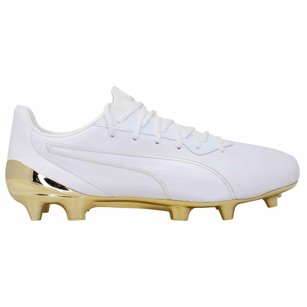 Puma King Platinum FG/AG Mens White Football Boots