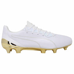 Puma King Platinum FG/AG Mens White Football Boots