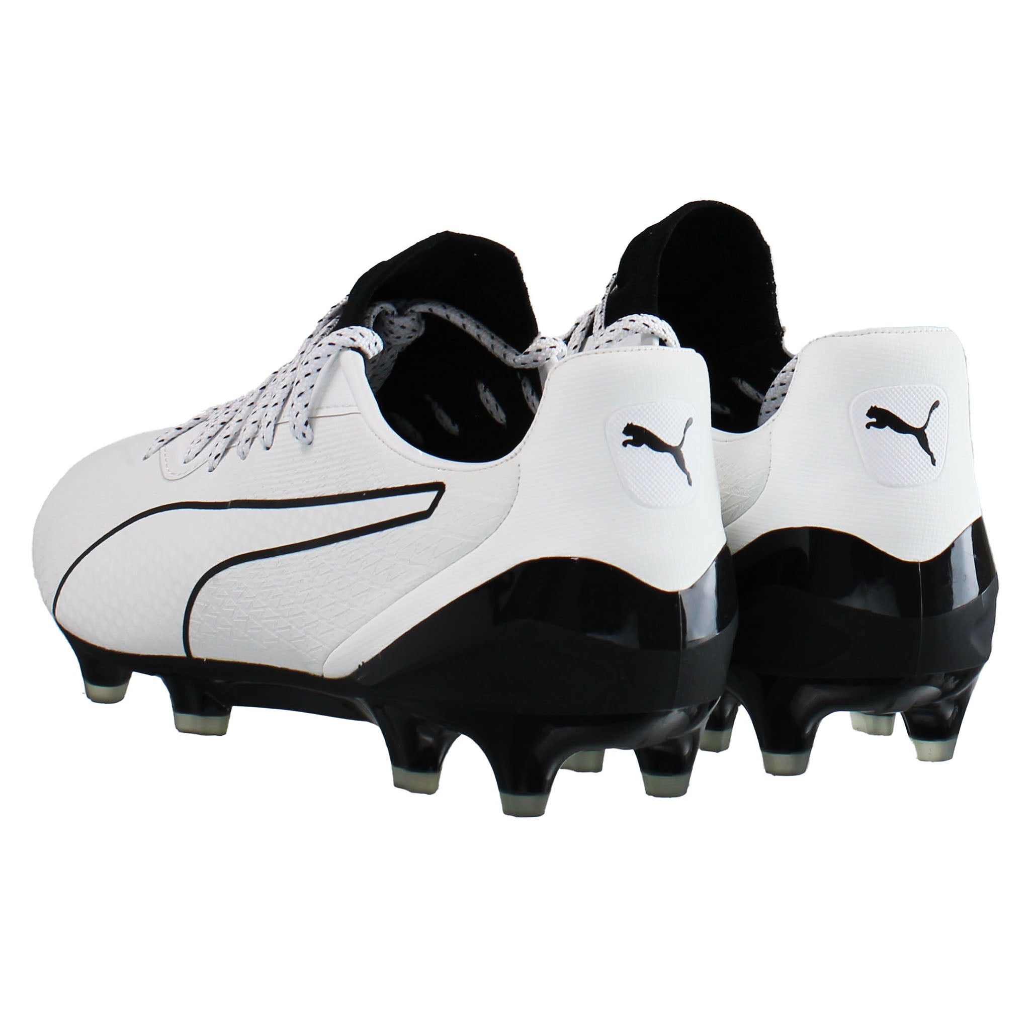 Puma King Platinum Lacer Touch FG/AG Mens White Football Boots