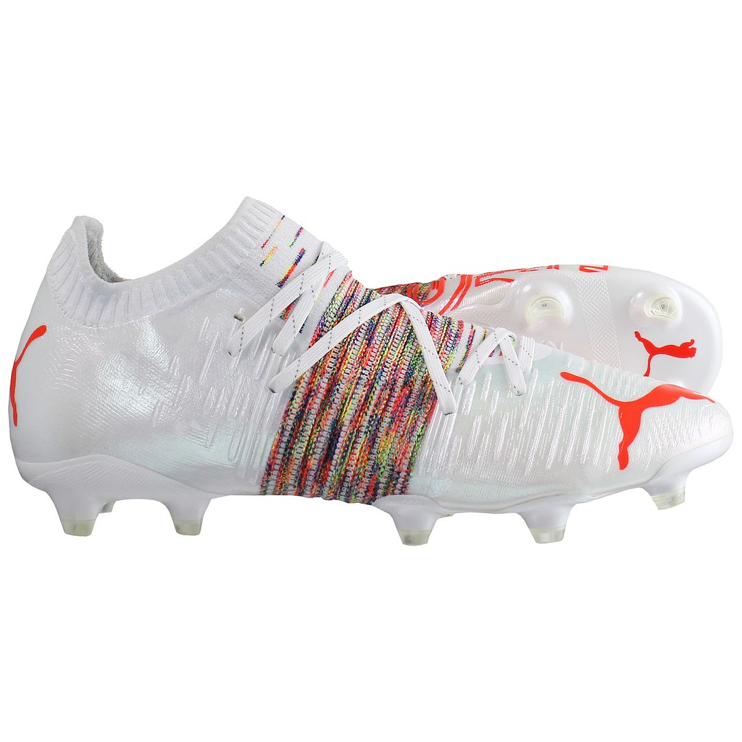 Puma Future 1.1 FG/AG Mens White Football Boots