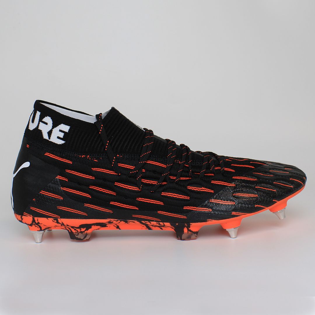 Puma Future 6.1 Netfit MxSG Mens Black/Orange Football Boots NO BOX