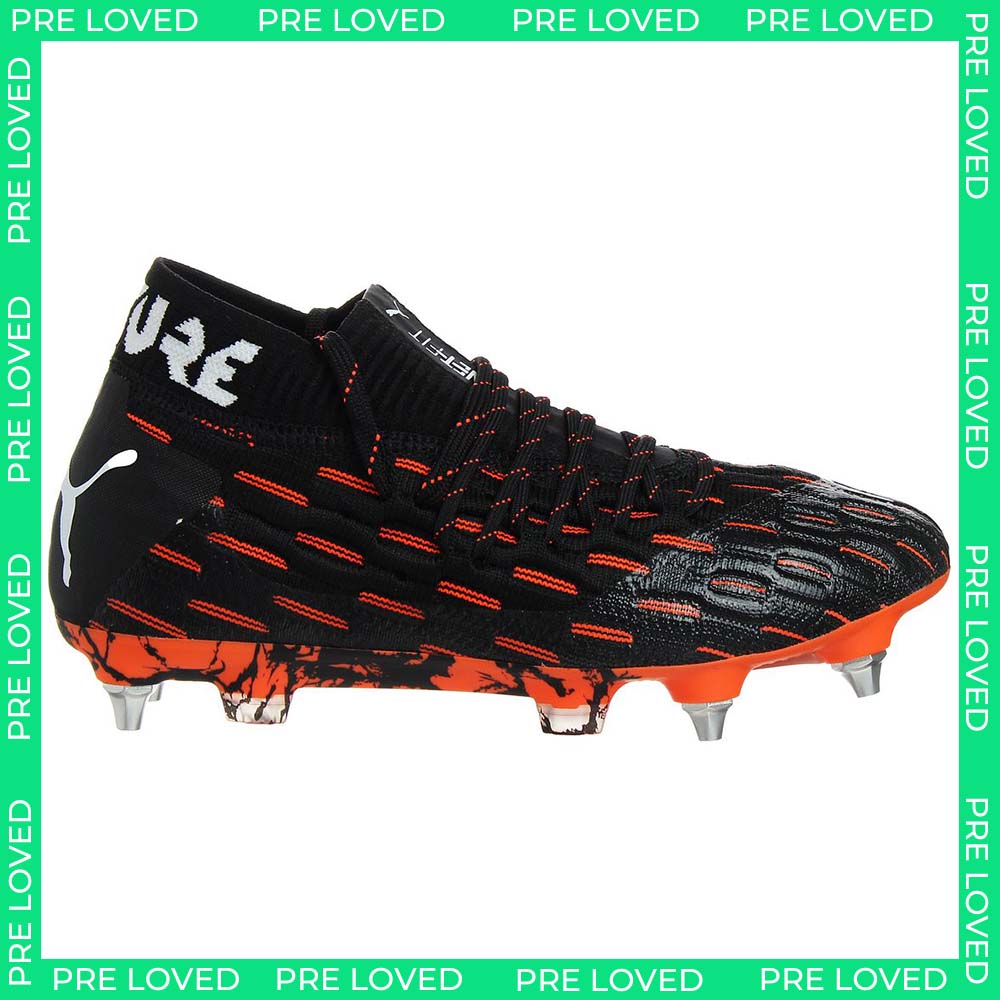 Puma Future 6.1 Netfit MxSG Mens Black/Orange Football Boots NO BOX