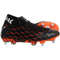 Puma Future 6.1 Netfit MxSG Mens Black/Orange Football Boots