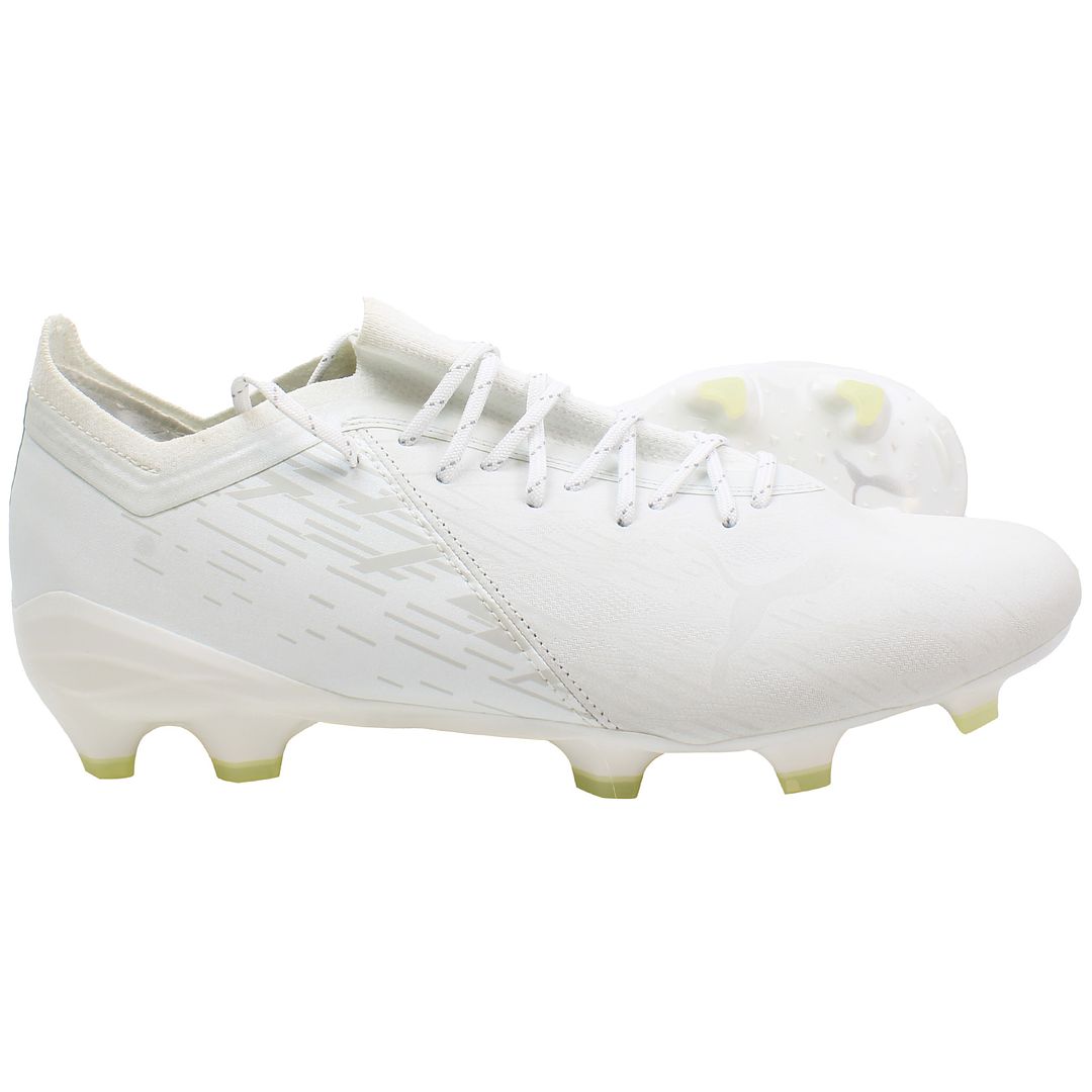 Puma Ultra 1.2 Lazertouch FG/AG Mens White Football Boots