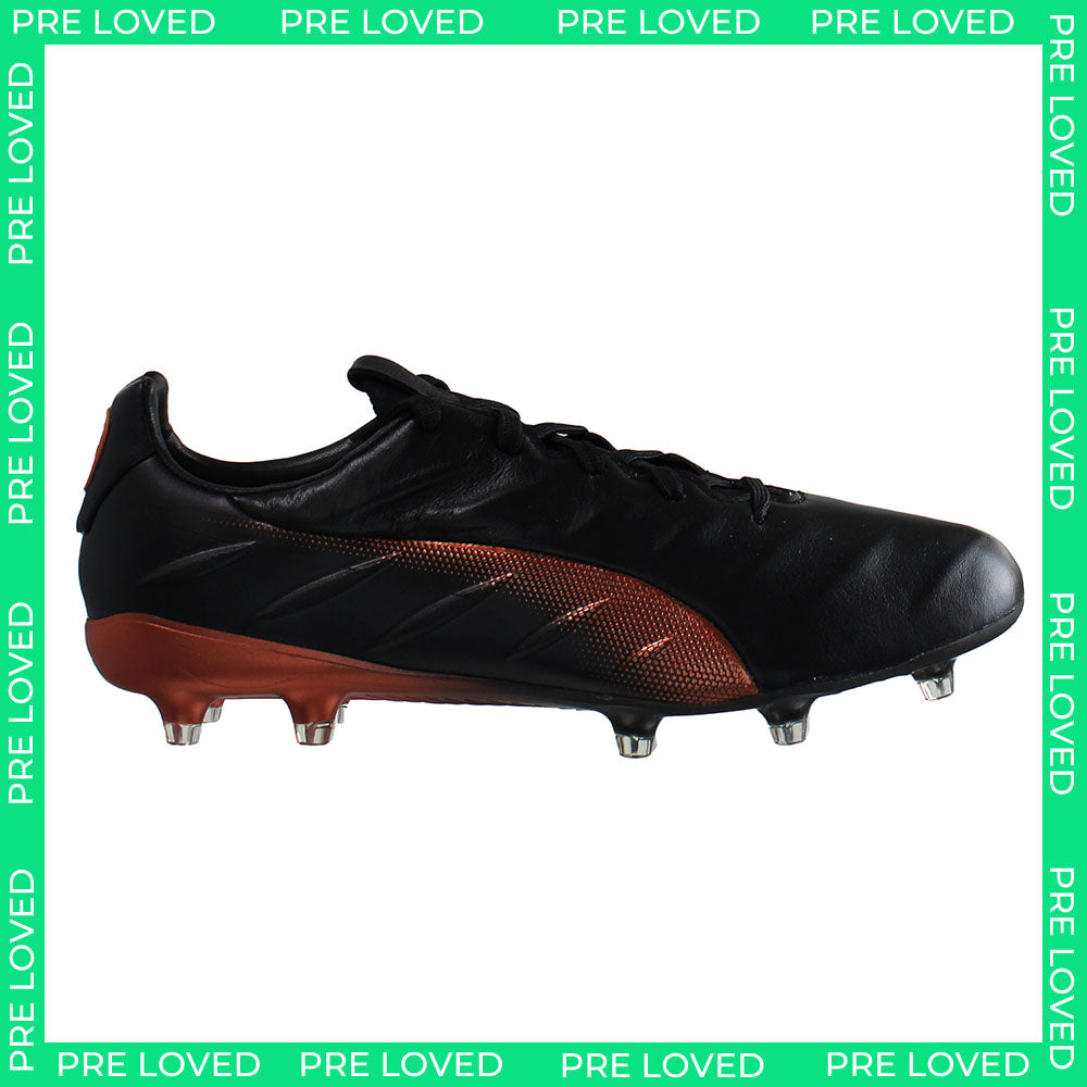 Puma King Platinum 21 FG/AG Mens Black Football Boots NO BOX
